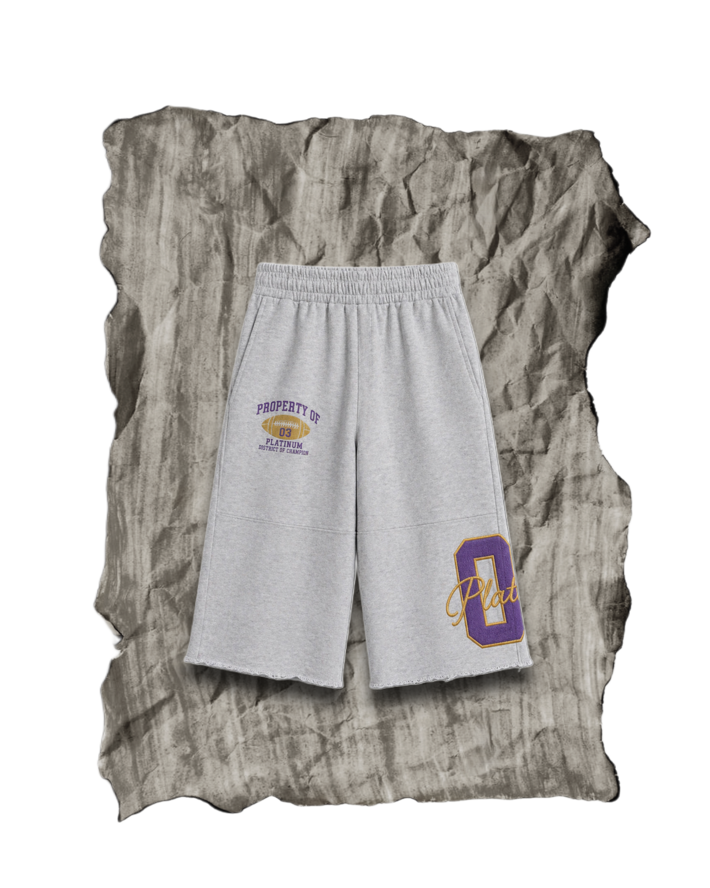"03” Long Sweatshorts (GREY)
