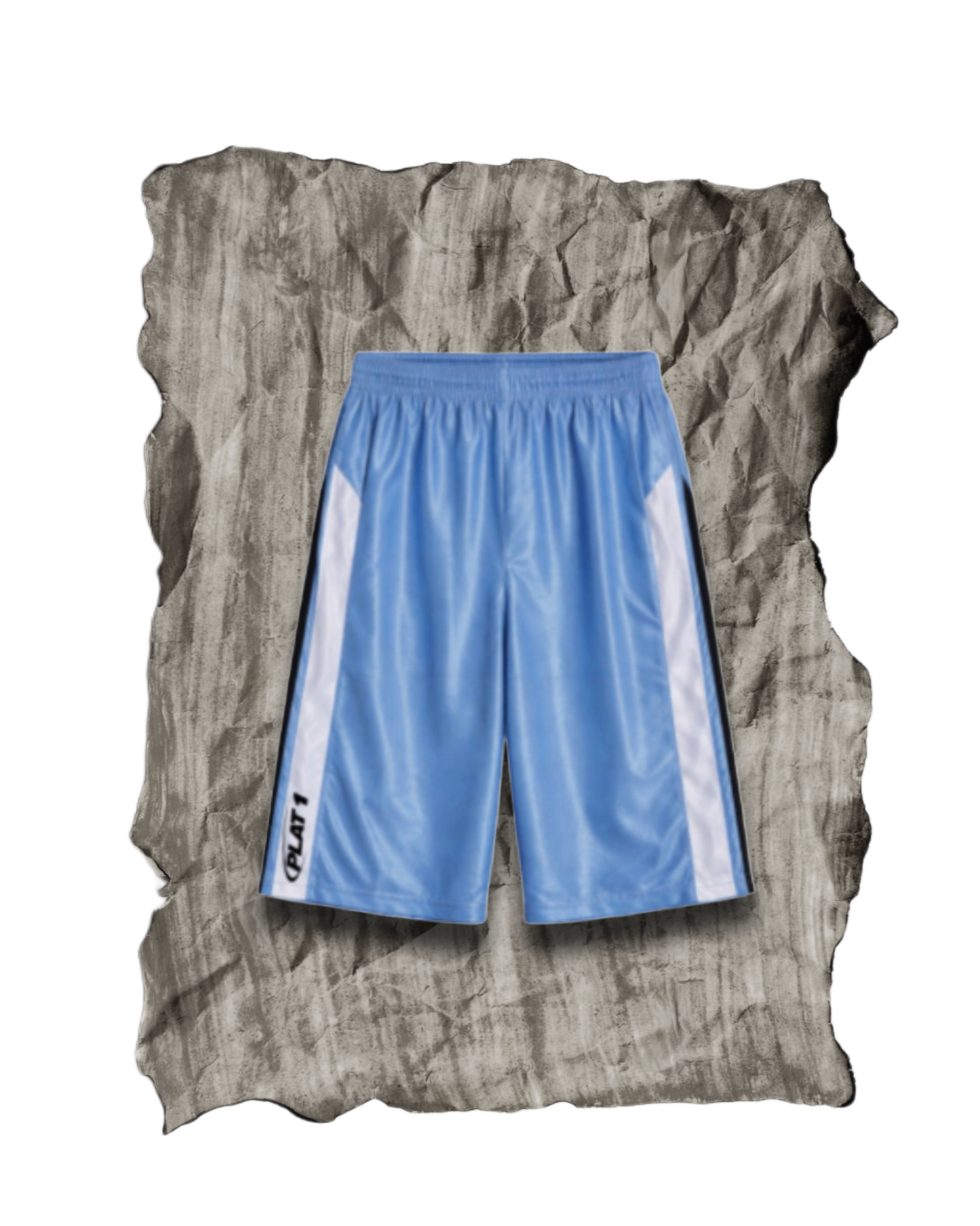 "Plat1” Basketball shorts (LIGHT BLUE)