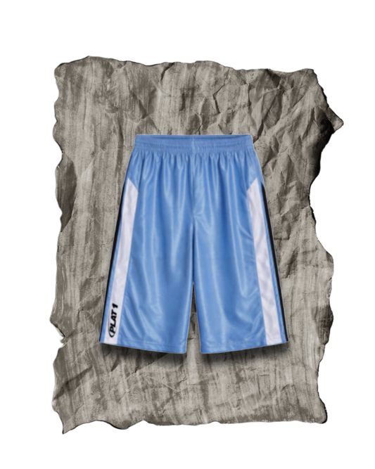"Plat1” Basketball shorts (LIGHT BLUE)
