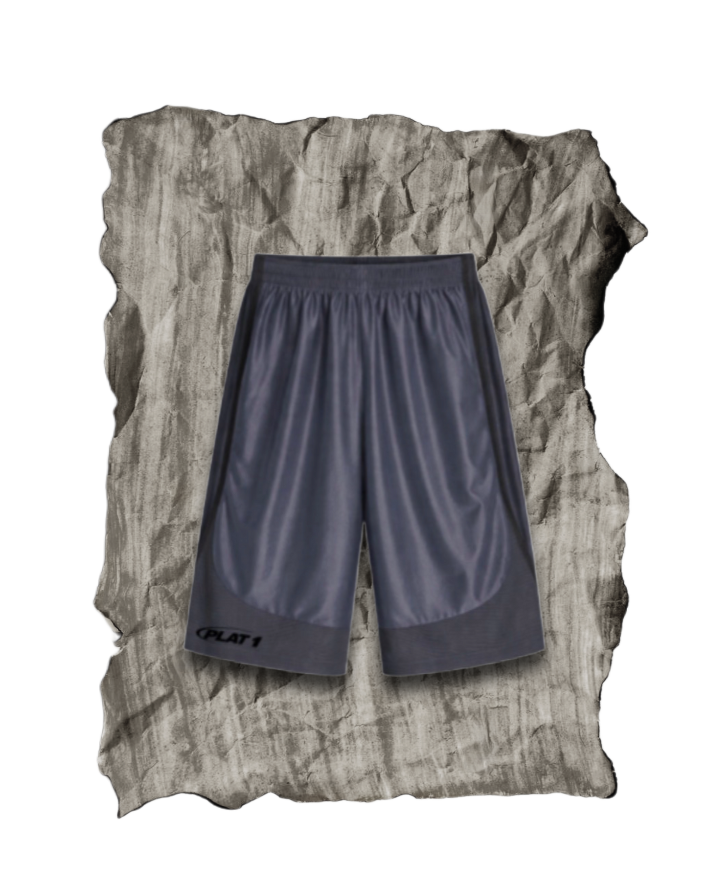 "Plat1” Basketball shorts (SLATE GREY)