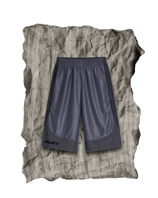 "Plat1” Basketball shorts (SLATE GREY)